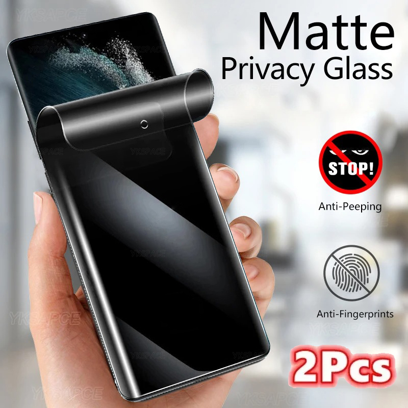 Oppo Reno 12 - 2Pcs Matte + Privacy Soft Hydrogel