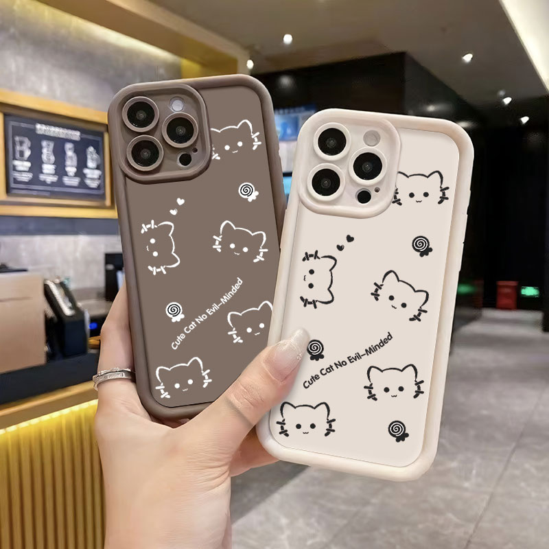 Realme Note 50 - Fashion Cute Cat Case For Realme