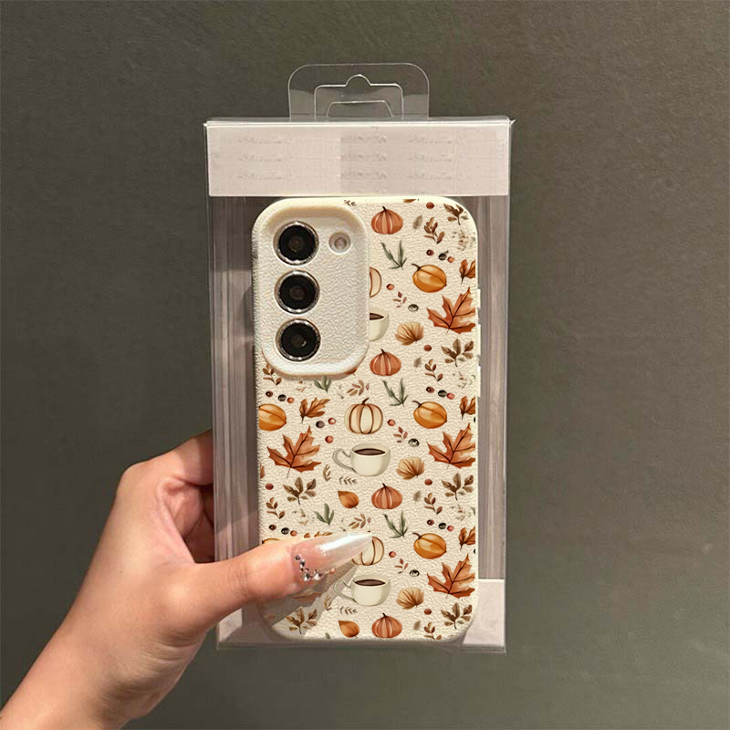 Autumn Pumpkin Coffee Illustra - Samsung Galaxy A55 评论和价格