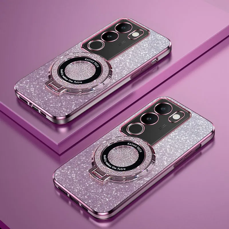 Plating Magnetic Ring Holder P - Vivo Y28 评论和价格