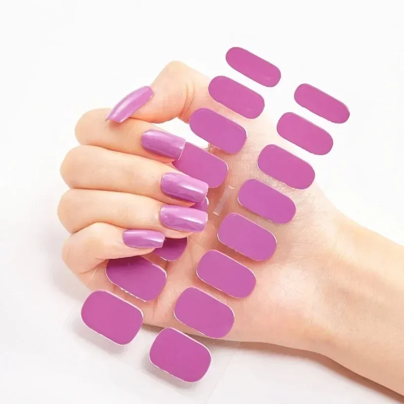 16Tips Semi-Cured Nail Art Sti - Full Cover Adhesive 评论和价格
