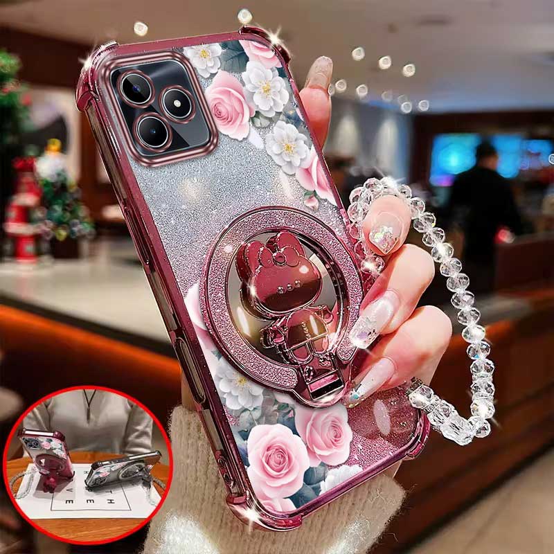 3pcs(Romantic Rose phone Case+ - Realme Note 50 评论和价格