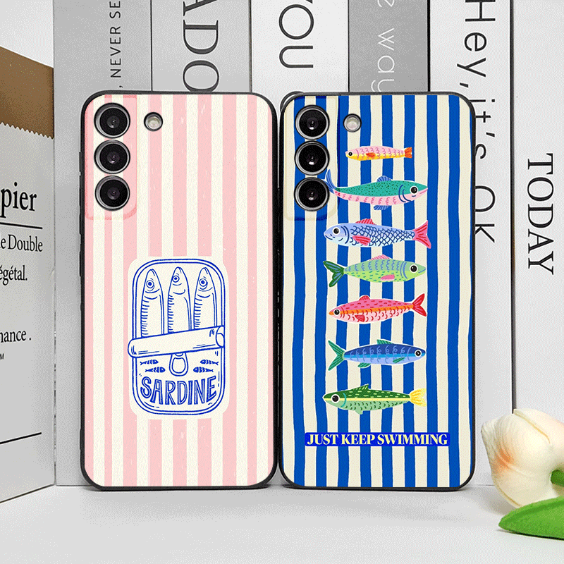 Cute Striped Pattern Sardines  - Oppo Reno 12 评论和价格