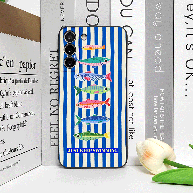 Cute Striped Pattern Sardines  - Oppo Reno 12 评论和价格