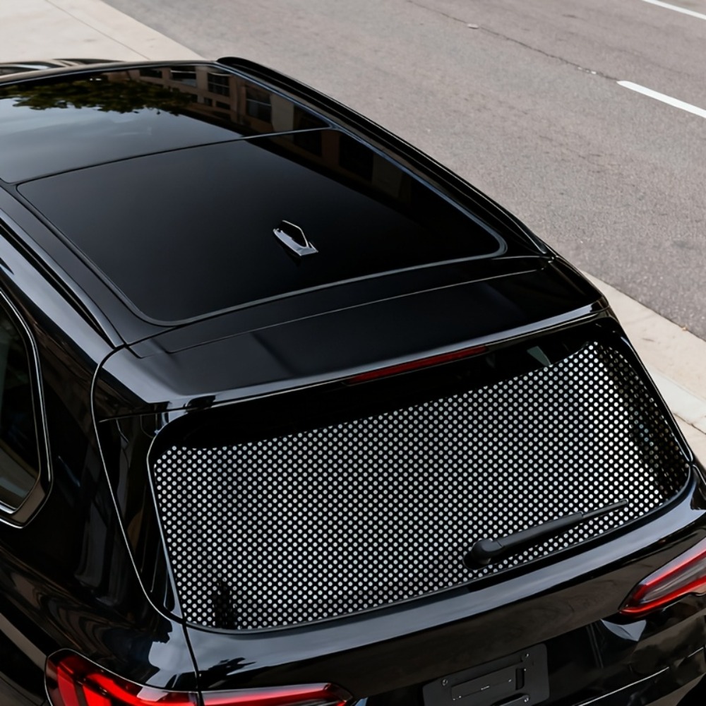 1Roll Black Perforated Vinyl P - Privacy Screen Protector 评论和价格
