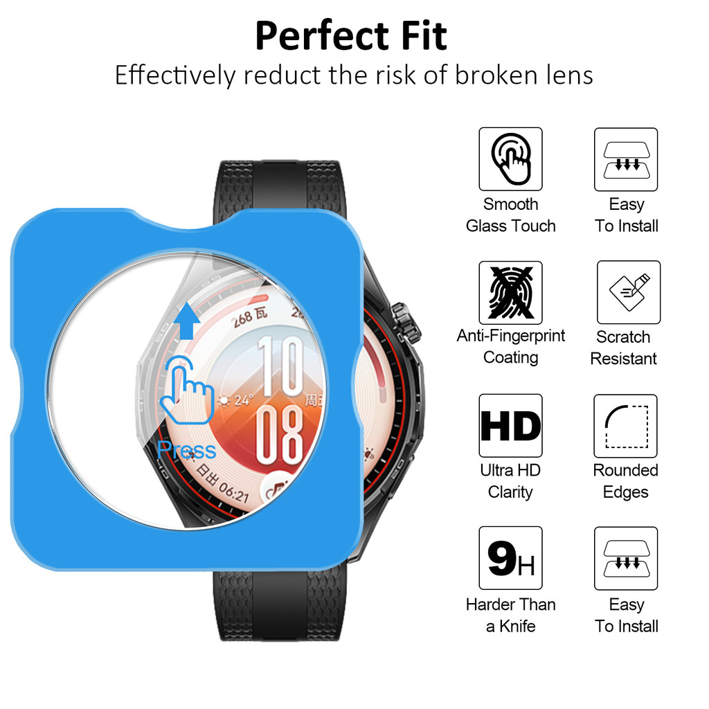 【For Huawei Watch GT7 GT7 Pro  - Glass Protector Auto 评论和价格