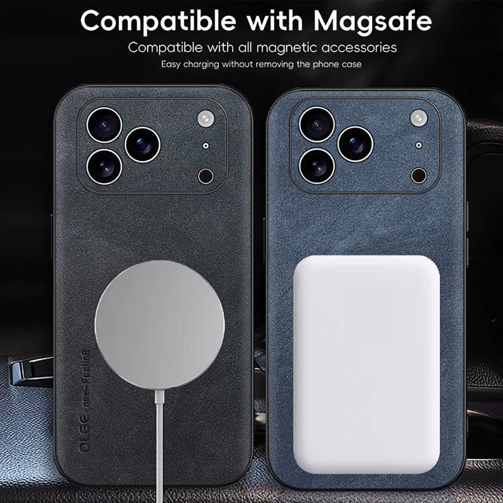 For Magsafe Leather Texture Bu - Apple Iphone 15 Pro Max 评论和价格