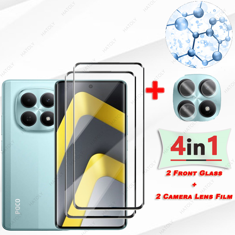 For Xiaomi Poco M8 Glass 3D Ed - Curved Edge Screen 评论和价格